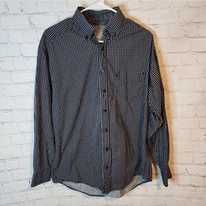 Men's Panhandle Slim longsleeve button-down shirt, size Medium